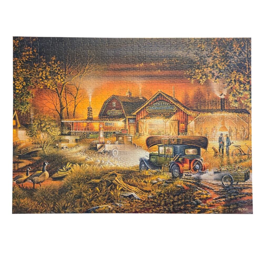 Buffalo Puzzle 1000 Pieces Terry Redlin Morning Warm Up 91580 Jigsaw